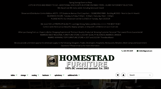 homesteadfurniturebc.com