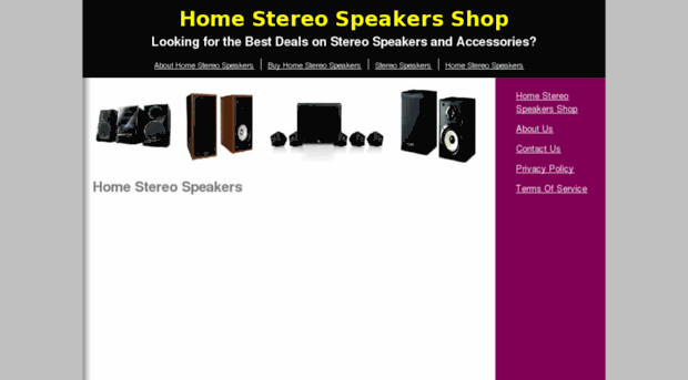 homestereospeakersshop.com