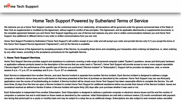 hometechsupport.sutherlandglobal.com