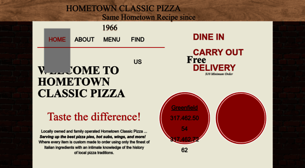 hometownclassicpizzallc.com