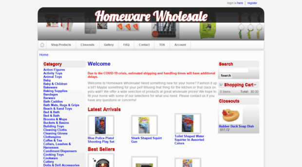 homewarewholesale.com