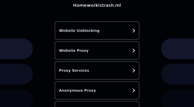 homeworkistrash.ml