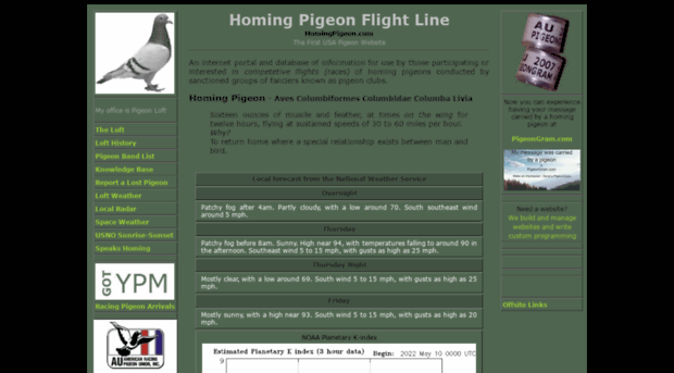 homingpigeon.com