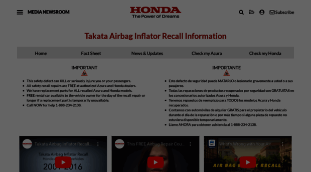 hondaairbaginfo.com