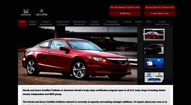 hondaandacuracertifiedcollision.com