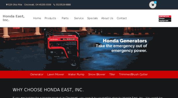 hondaeastpowerequipment.com