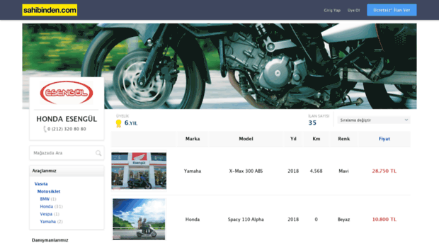 hondaesengul.sahibinden.com