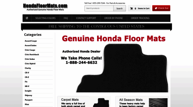 hondafloormats.com