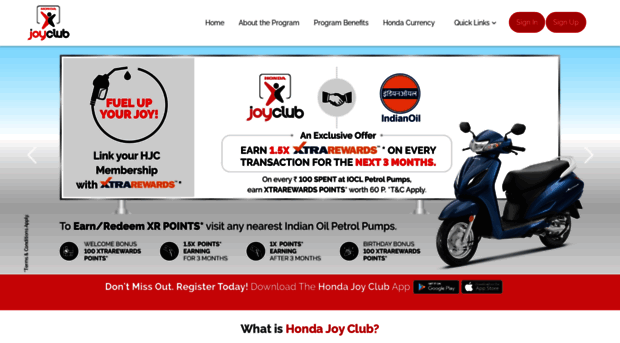 hondajoyclub.com