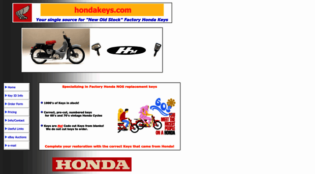 hondakeys.com