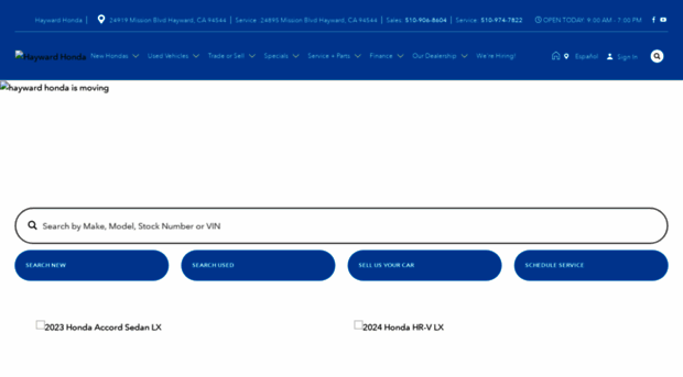 hondaofhayward.com
