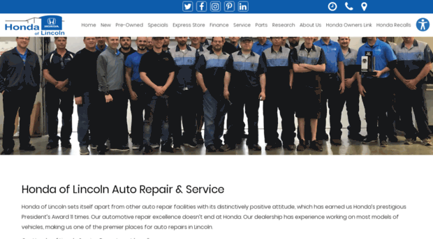 hondaoflincolnservice.com