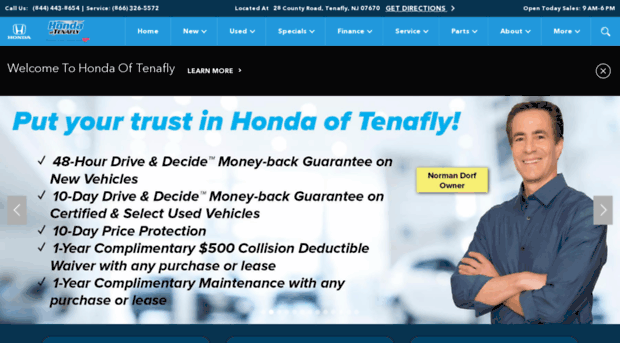 hondaoftenafly.com