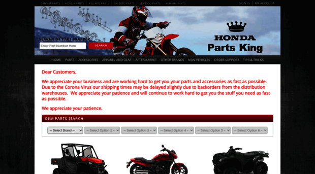 hondapartsking.com