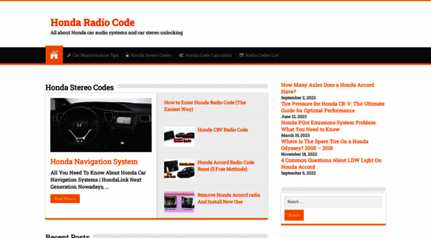 hondaradiocode.net