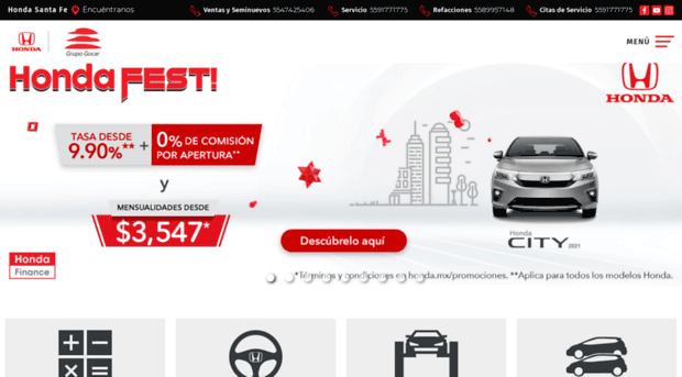 hondasantafe.com.mx