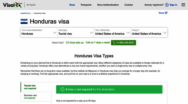 honduras.visahq.com