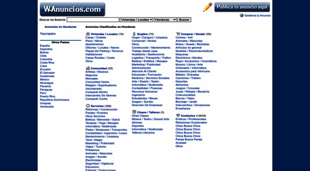 honduras.wanuncios.com