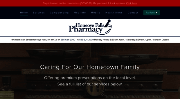 honeoyefallspharmacy.com