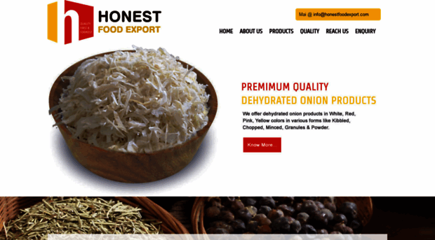 honestfoodexport.com