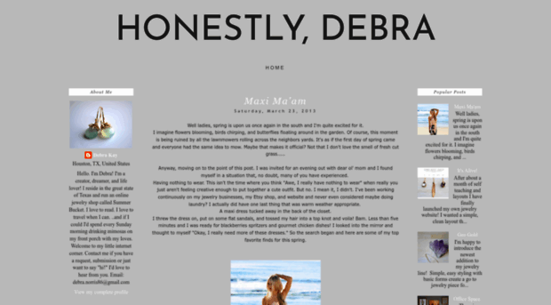 honestlydebra.blogspot.com