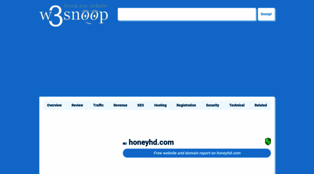 honeyhd.com.w3snoop.com