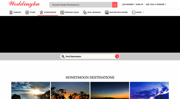 honeymoon.weddingku.com