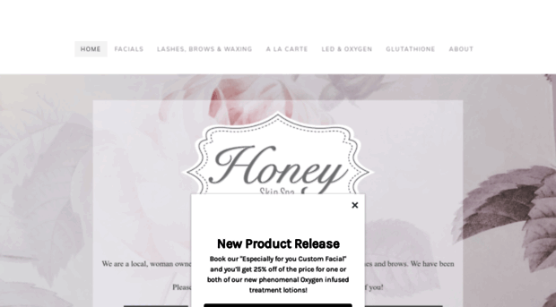 honeyskinspa.com