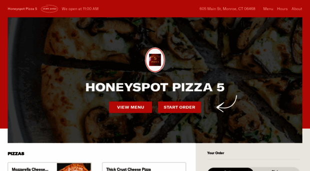 honeyspotpizza5.com