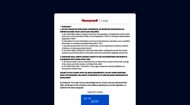 honeywell.agiloft.com