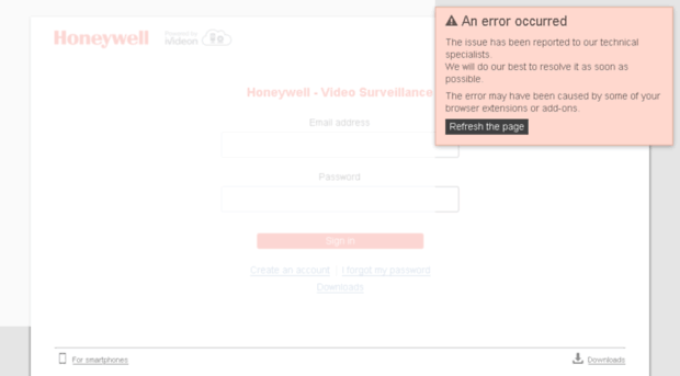 honeywell.ivideon.com