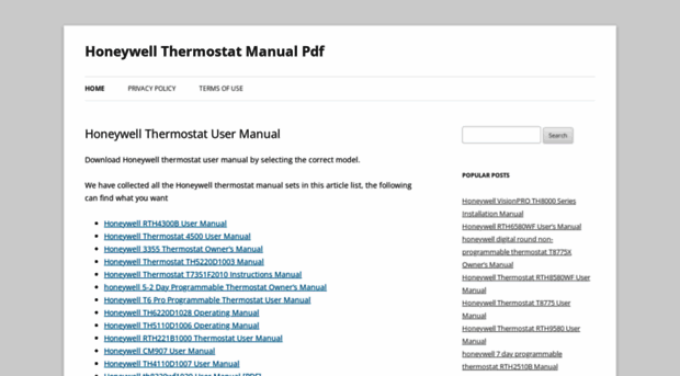 honeywellmanual.com