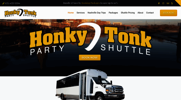 honkytonkpartyshuttle.com