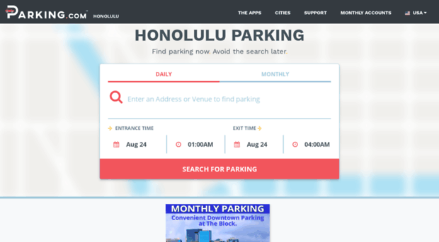 honoluluparking.spplus.com