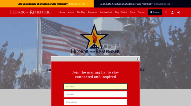 honorandremember.org