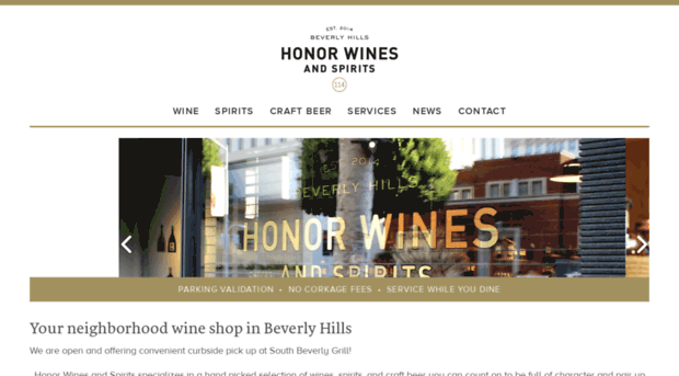 honorwinesandspirits.com