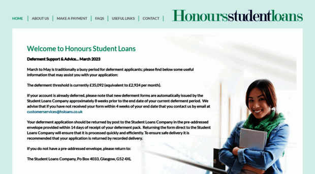 honoursstudentloans.co.uk