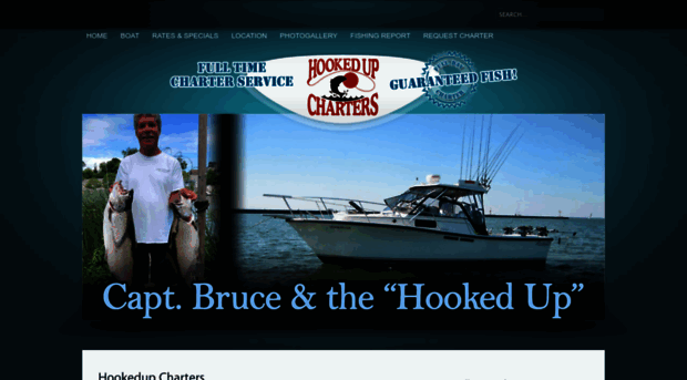 hookedupcharters.com