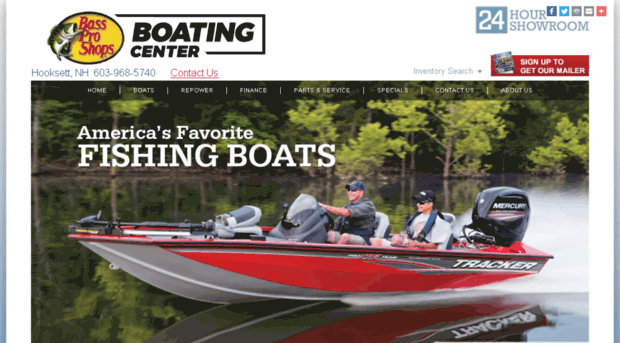 hooksett.trackerboatcenter.com