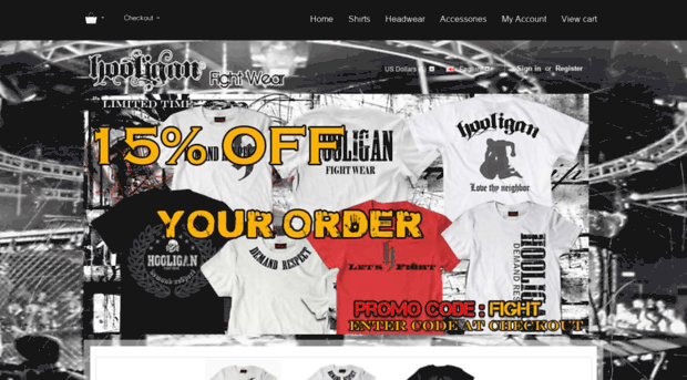 hooliganfightwear.com