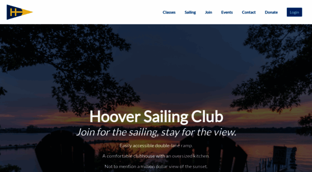 hooversailingclub.com