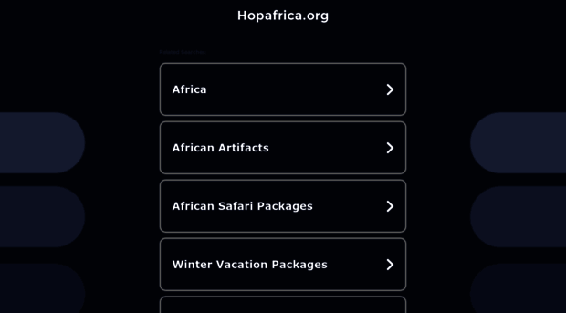 hopafrica.org