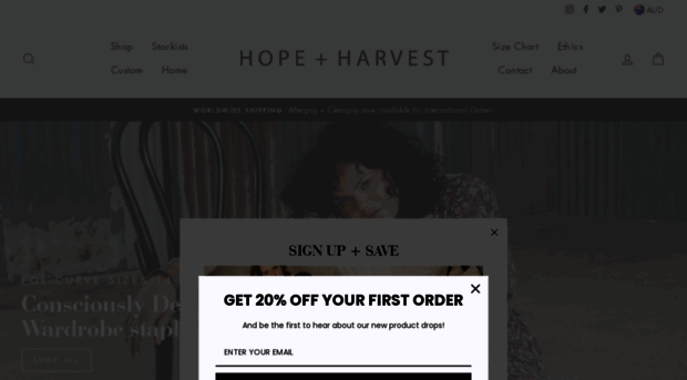 hopeandharvest.com