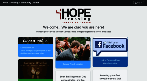 hopecrossingchurch.com