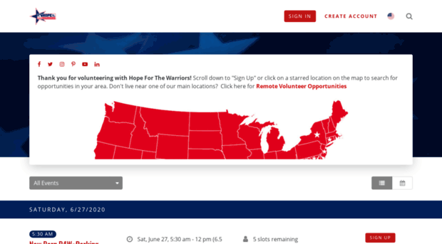 hopeforthewarriors.volunteerhub.com