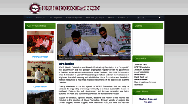 hopefoundation.org.pk