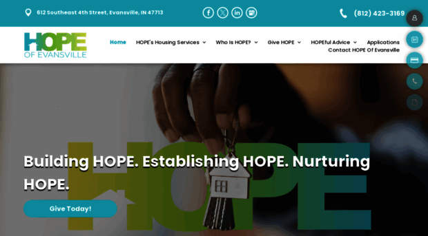 hopeofevansville.org