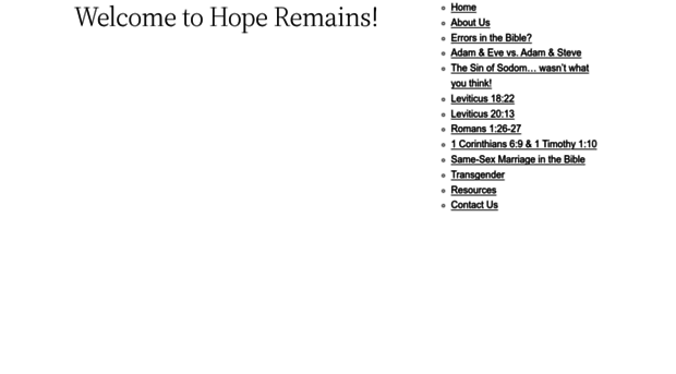 hoperemainsonline.com