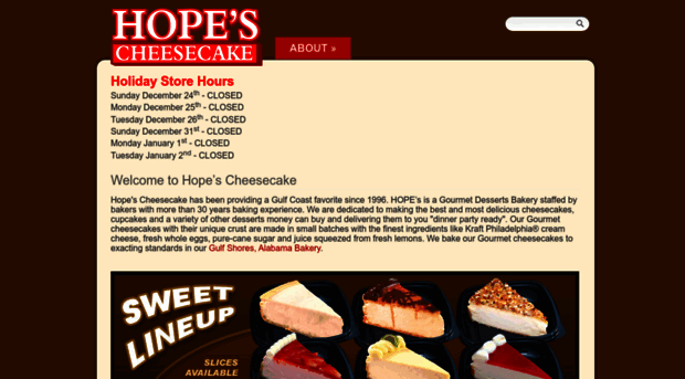 hopescheesecake.com