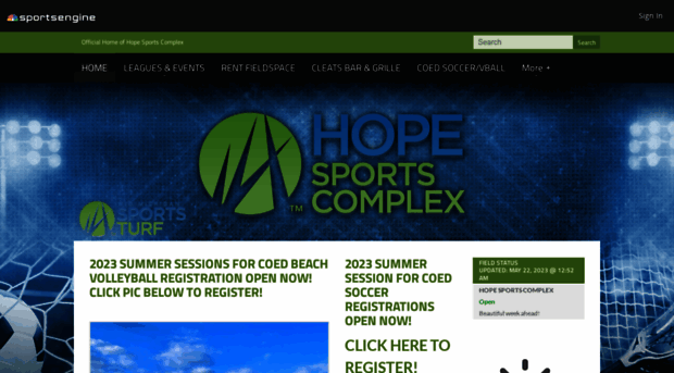 hopesportscomplex.com